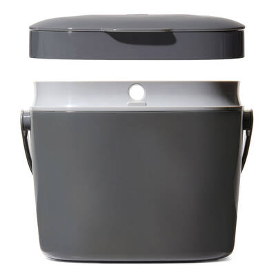 OXO GG EASY-CLEAN COMPOST BIN CHARCOAL