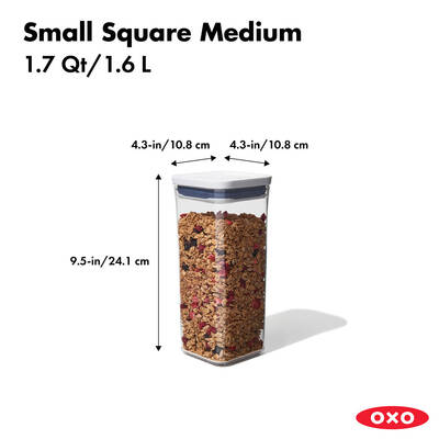 OXO GG POP 20 SMALL SQUARE MED - 16L