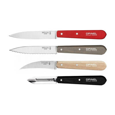 Opinel Kitchen Essentials Set Coloured