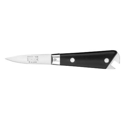 Oyster Knife Full Tang Black Handle L`encoche