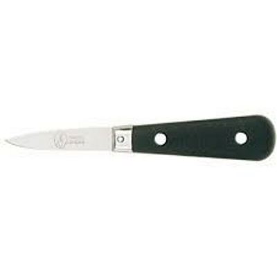 Oyster Knife Full Tang Black Handle