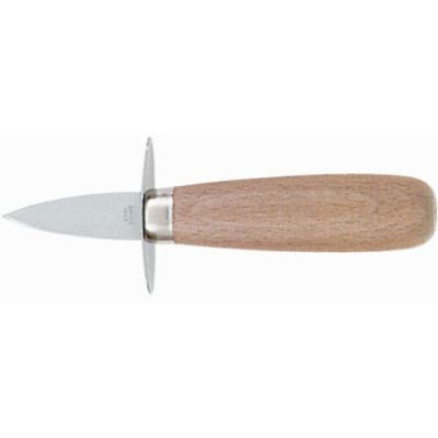 Oyster Knife Nat Wood Handle