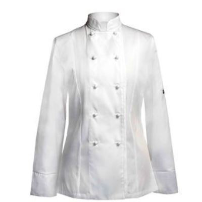 Pro Ladies White Jacket Large Size 14
