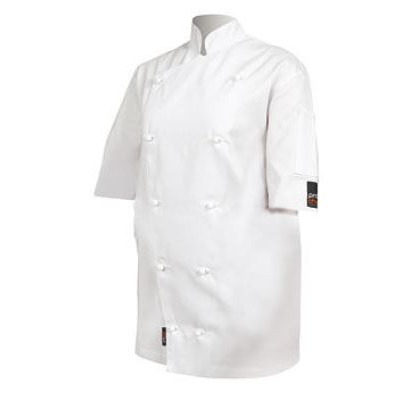 Pro White Jacket Small Short Sleeve