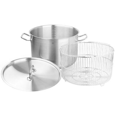 PRO X Stock pot with basket 1810 28x18cm 10L