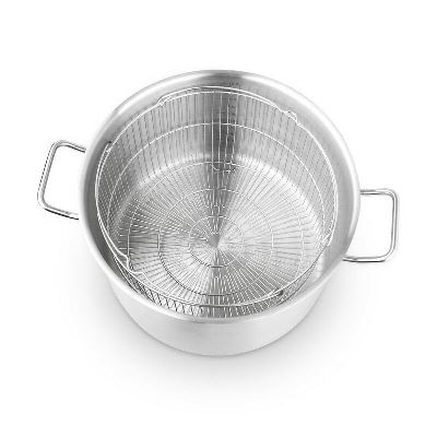 PRO X Stock pot with basket 1810 28x18cm 10L