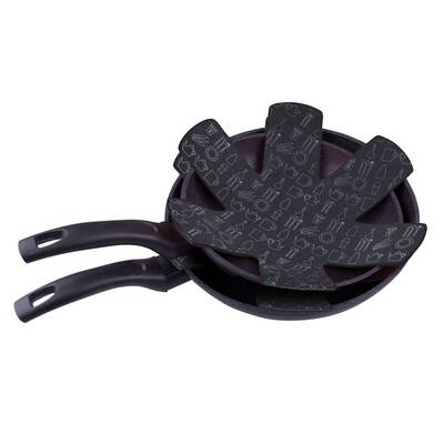 Pot pan protectors Charcoal