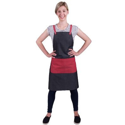 Prochef Bib Apron Grey Cherryi 70 x 86 cm