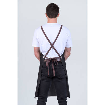 Prochef Bib Apron with Pocket GreyWine 70 x 86 cm