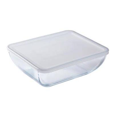 Rect Dish w/ lid 22x17x6cm 1.3L 