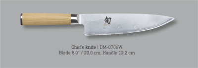 SHUN 20CM CHEFS Classic White