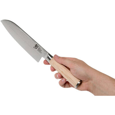 SHUN Classic White Santoku 18CM