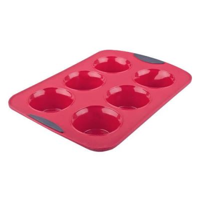 SILICONE 6 CUP JUMBO MUFFIN PAN