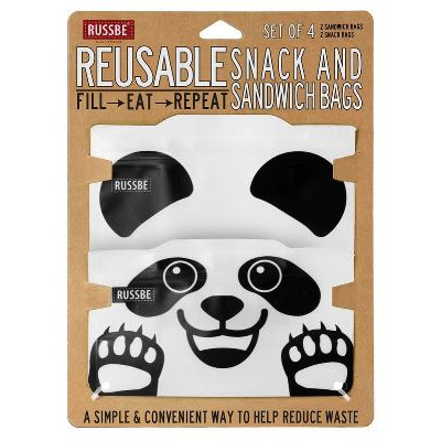 Snack / Sandwich Bag Set Panda