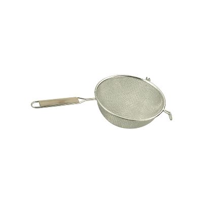 Strainer Fine Mesh  Wood Handle 200mm