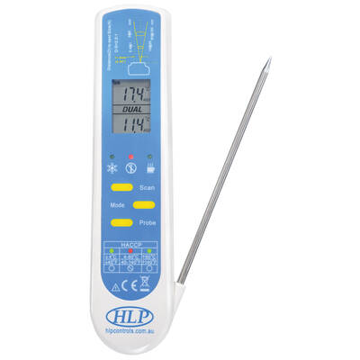 Super Infra Red / Probe Thermometer (waterproof)