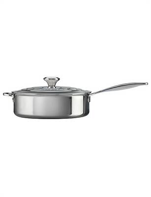 Saute Pan 26 w helper handle + lid 3Ply