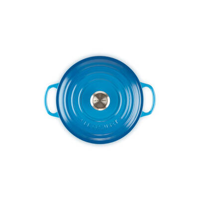 Signt Rnd Cass 22cm MarBlue Le Creuset