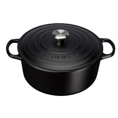 Signt Rnd Cass 24cm SATIN BLACK Le Creuset