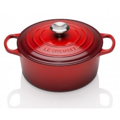 Signature Round Casserole 26cm Cerise