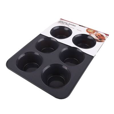 Daily Bake Silicone Jumbo Muffin Pan 6 Cup Red - Bunnings Australia