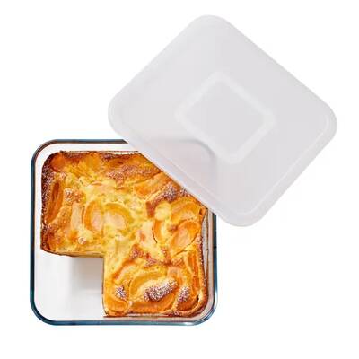 Square dish w lid 20x20x7cm 16L OCuisine