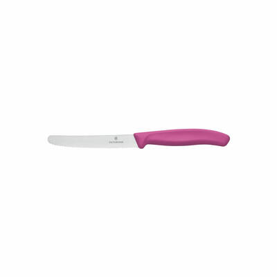 Steak & Tomato Knife 11cm Pink