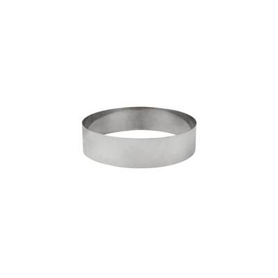 Tart Ring 200 x 45mm 18/10 Stainless Steel