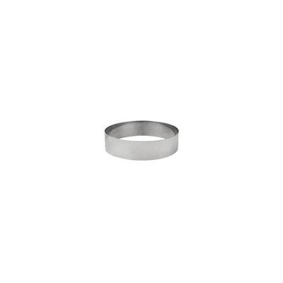 Tart Ring 80 x 45mm 18/10 Stainless Steel
