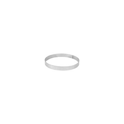 Tart Ring 180 x 20mm 18/10 Stainless Steel