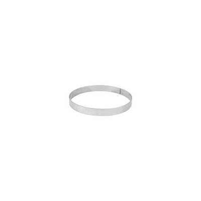 Tart Ring 200 x 20mm 18/10 Stainless Steel