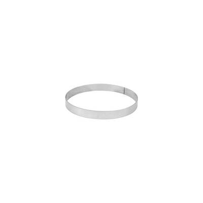 Tart Ring 240 x 20mm 18/10 Stainless Steel