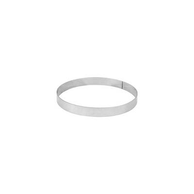 Tart Ring 280 x 20mm 18/10 Stainless Steel