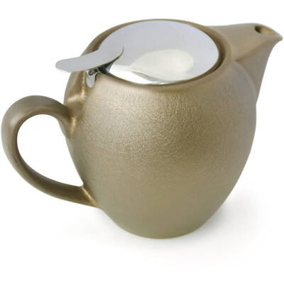 Tea Pot 580ml ANTIQUE GOLD Porcelain