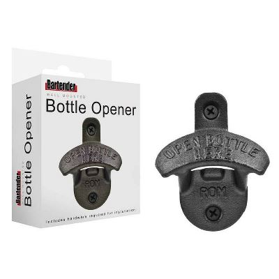 WALL MOUNTED BOTTLE OPENER