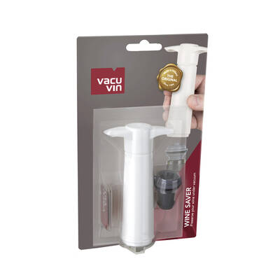 Wine Saver Pack White  1 Pump 1 Wine Stopper