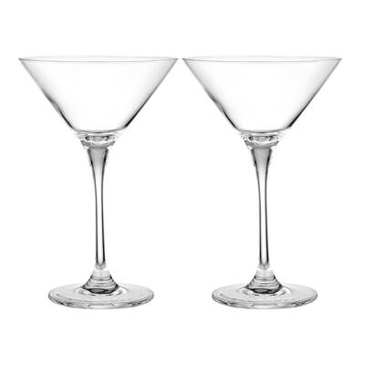 quinn 2pk martini glasses
