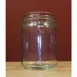 250ml CLEAR ROUND JAR GLASS