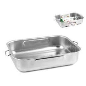 Steel Pan Rect Baking Dish 30x22x6.5cm