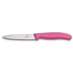 Vict Paring Knife Straight Pointed 10cm - Pink