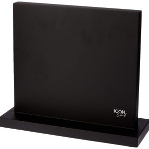 Icon Chef Magnetic Knife Block Double Sided - Black