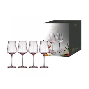 Esme Blush 4pk Wine Glass