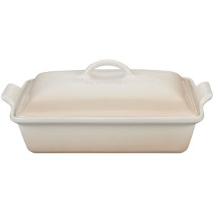 Le Creuset Heritage Covered Dish 33cm - Meringue