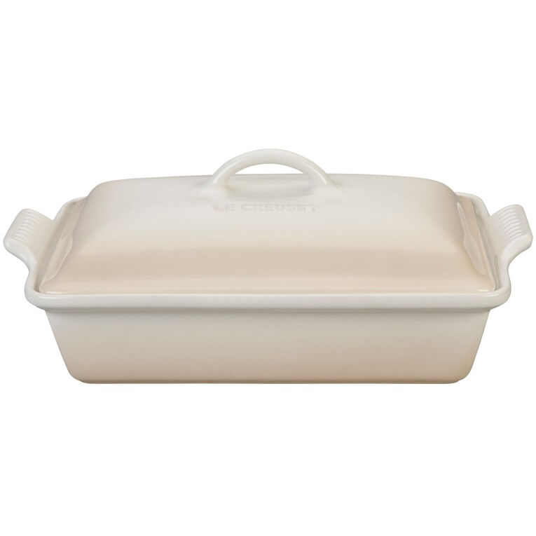 Le Creuset Heritage Covered Dish 33cm - Meringue