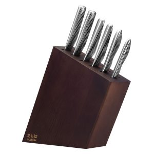 Global Kyoto Knife Block 7pce - Ash