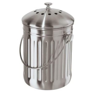 OGGI COMPOST BIN 3.8LTR S/S