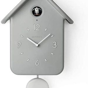 QQ Clock Grey with Pendulum