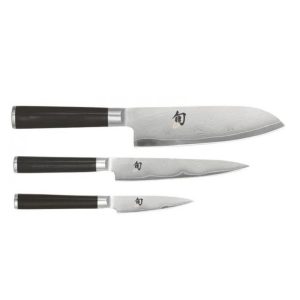 Shun Classic 3 Piece Set (Santoku, Utility & Paring)