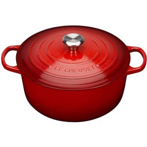 Le Creuset Signt Rnd Cass 24cm/4.2L - Cerise