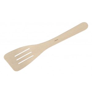 Euroline Wooden Slotted Curved Spatula